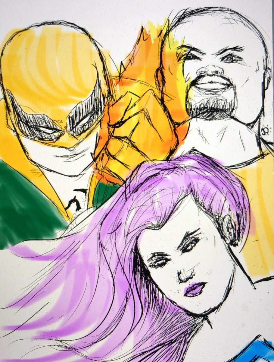 JJnJP's tweet image. Busy weekend so for today’s #AnAvengerADay ya get a #3fer #IronFist #Jewel #PowerMan #AvengersInfinityWar #JessicaJones #LukeCage #TheDefenders @MarvelStudios @Avengers
