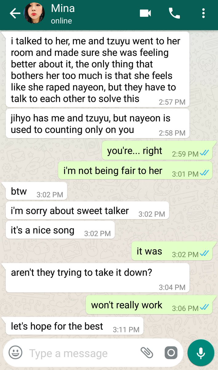 [jeongyeon/mina] not fair