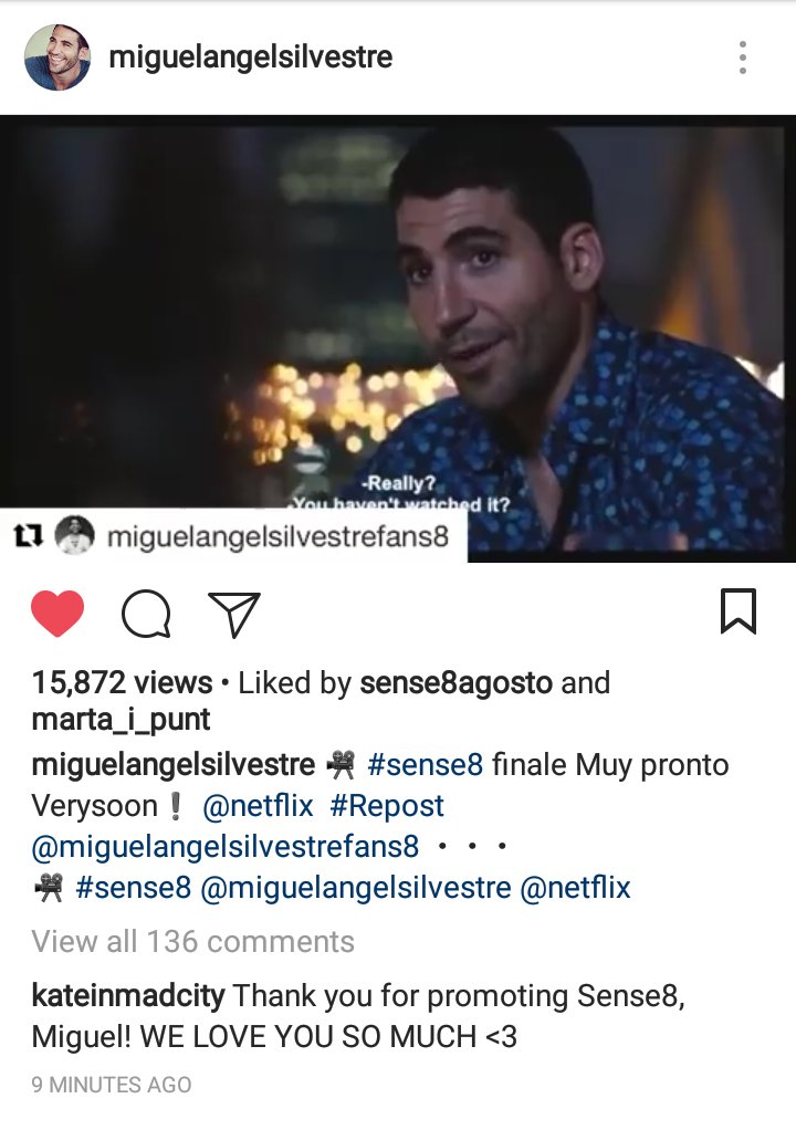 kateinmadcity's tweet photo. Miguel Angel promoting Sense8 like a boss! β€π―π @netflix #promotesense8 https://t.co/2A8yMRJUV7