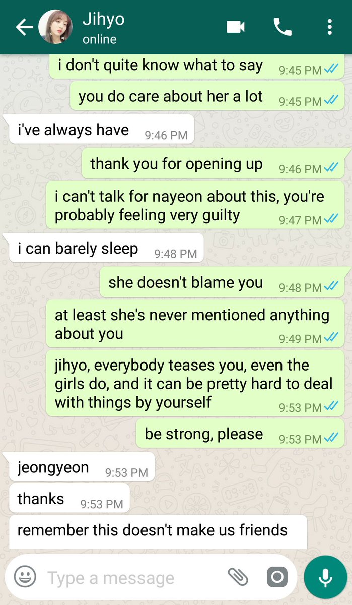 [jeongyeon/jihyo] be strong