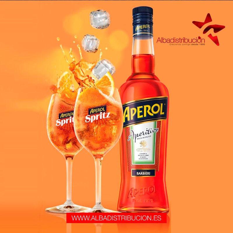 El aperitivo de esta primavera se llama Aperol Spritz.

De color naranja brillante, tiene un sabor único gracias a la receta secreta, infusionado con ingredientes seleccionados, incluyendo naranjas amargas y dulces y muchas otras hierbas.

albadistribucion.es/vermu/375-aper…