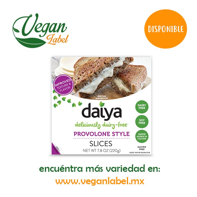 VeganLabel's tweet photo. ¿Ya probaron el queso estilo Provolone de Daiya? 💚
¡Está increíble! Gratina muy bien, tiene un sabor delicioso, es #libredegluten #libredesoya y es una excelente fuente de calcio.
Aparta el tuyo aquí: https://t.co/laRDahzsiv ¡Y lo llevamos a tu domicilio! 🌱💕 https://t.co/PiNa2j9C9P