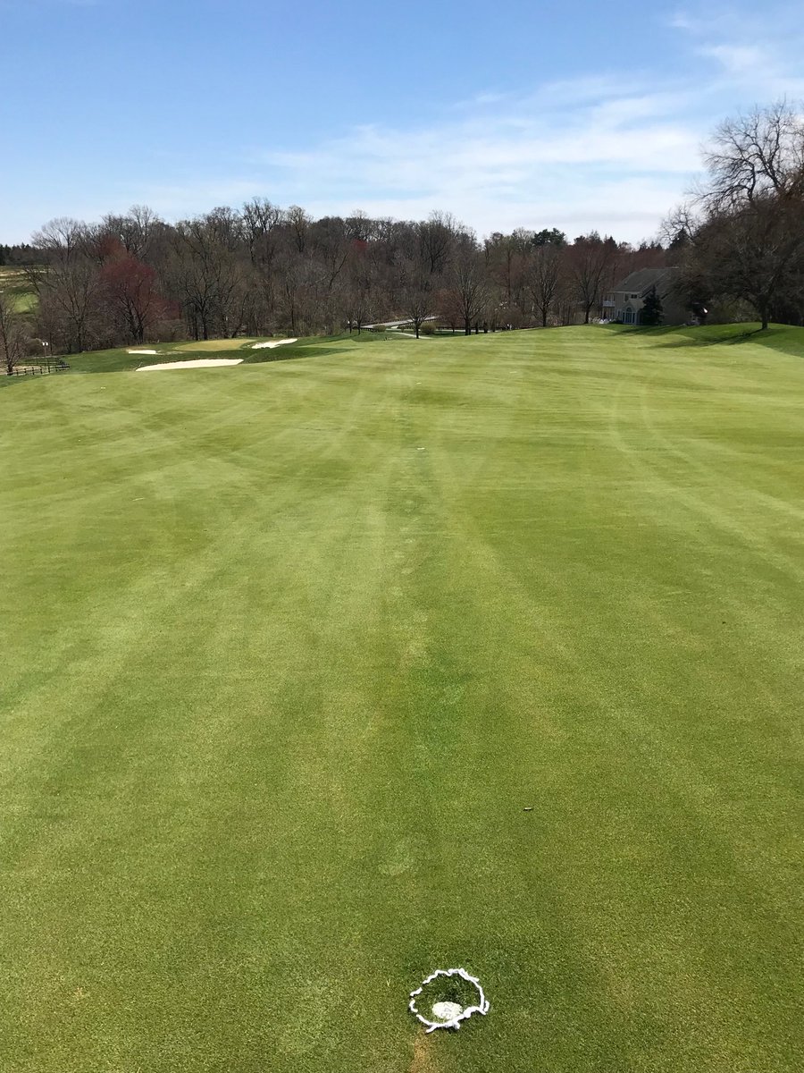 Marking heads for the guys from <a href="/Windviewinc/">WindviewAthleticFlds</a>. No more flags #Barbasol