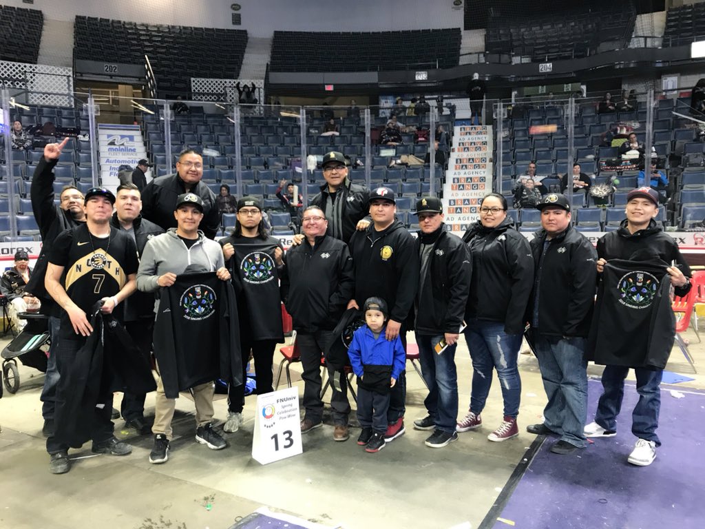 fnunivpowwow's tweet photo. Congratulations to Northern Cree drum group for winning @casinoregina Singing Contest! #FNUniv40 https://t.co/fHyugmnsXu