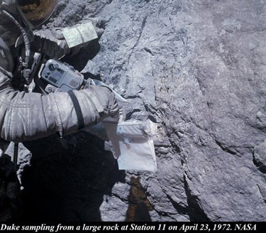 77MASH's tweet photo. #OnThisDay, 1972, #ApolloXVI astronauts explores Moon surface.... https://t.co/D8qfZi3GpW