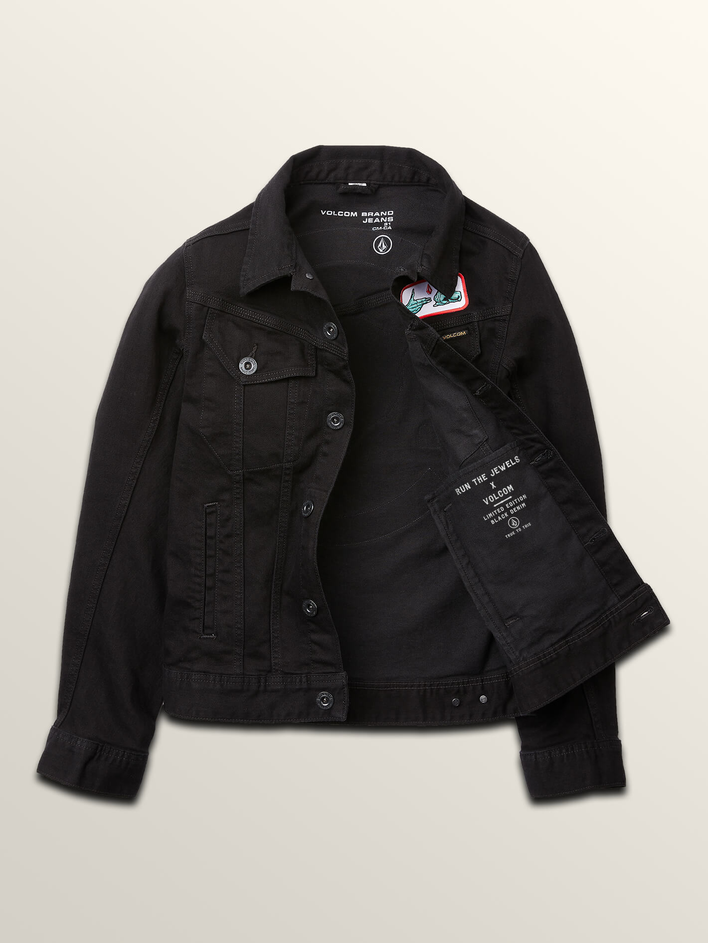 Volcom denim cheap jacket