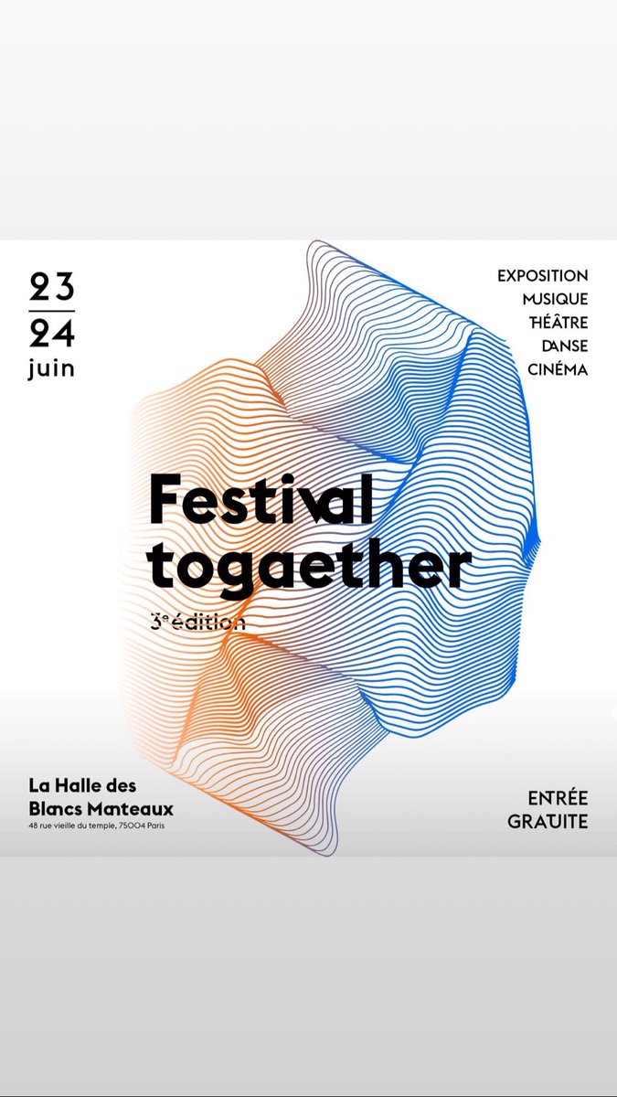 Festival Togaether 3e édition 23 &amp; 24 Juin // Halle des Blancs Manteaux