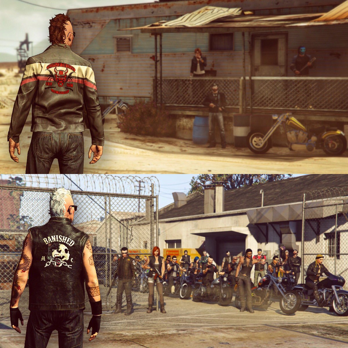 GTABiker's tweet photo. Started from the bottom @RockstarGames now we're here! #family #dedication #loyalty #hardwork #GTAOnline https://t.co/7FIiyGD1Gl