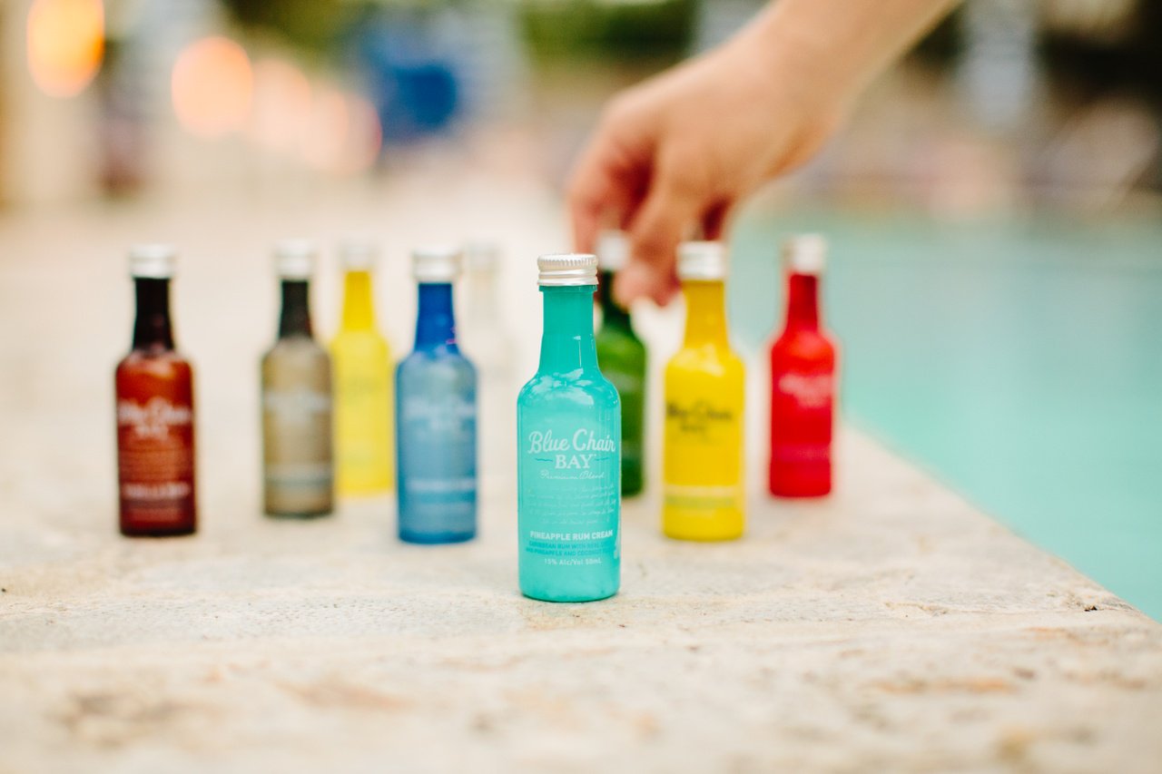 Blue chair bay rum outlet mini bottles