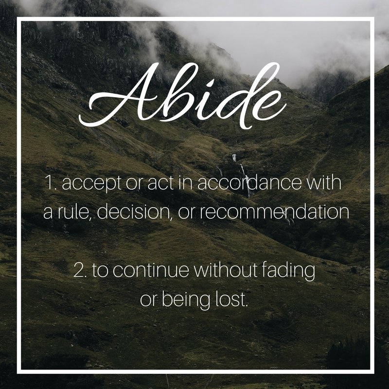 _projecttimothy's tweet photo. This week the word Abide has been on our hearts. 

What is your definition of abide? 

We will explore this word together through the Word and worship everyday this week.

To learn more about Project Timothy click here: https://t.co/Y9PHqCjkEv https://t.co/fvHMreN8c6