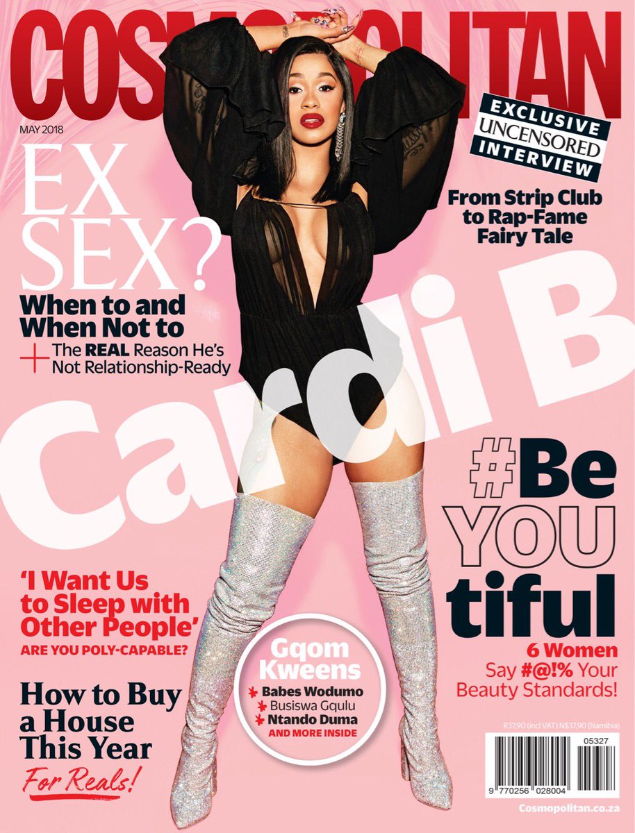 IamAbongwe's tweet image. “Being pretty is internal, not external - it’s a quirk someone has that makes them beautiful”
Find me in the #MayIssue of @cosmopolitansa  #COSMOBeaYoutiful #COSMOBeauty