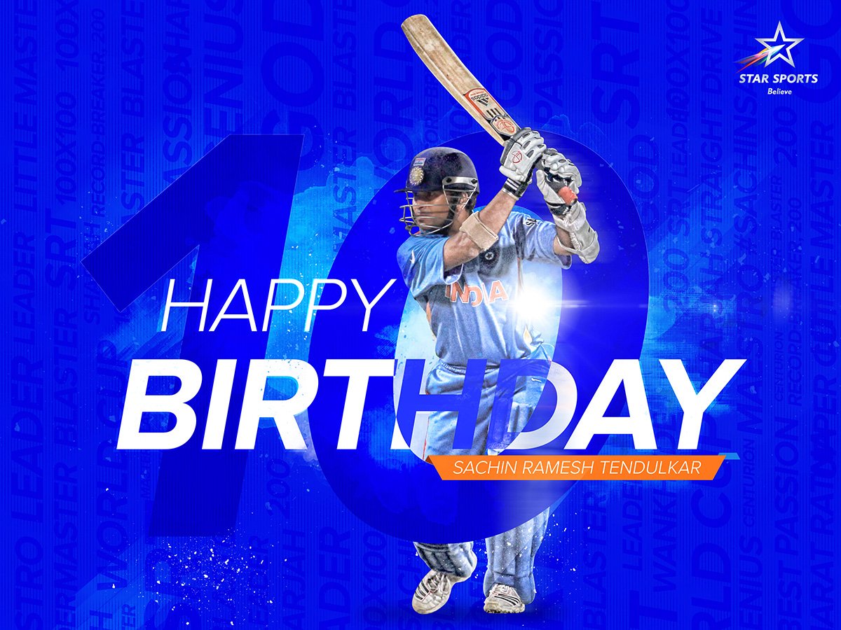 Aravinddatta3's tweet photo. #HappyBirthdaySachin 
#Godofcricket https://t.co/wrWlZHBz2F