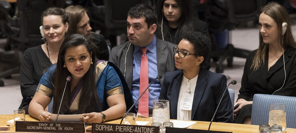 ONUinfo's tweet photo. #Jeunesse : l’ONU appelle le Conseil de sécurité à appuyer le travail des #jeunes en faveur de la consolidation de la #paix ►https://t.co/tOxLk7gCcW #youth4peace https://t.co/CvFNrhfpU2