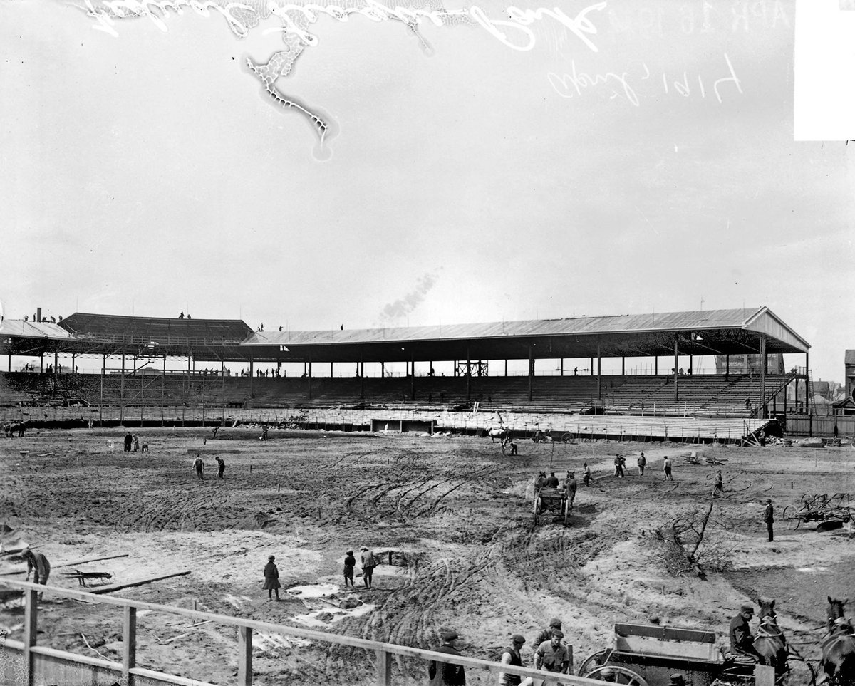 WrigleyBlog's tweet photo. Happy 104th Birthday to the Friendly Confines https://t.co/3h7MRcu8kV