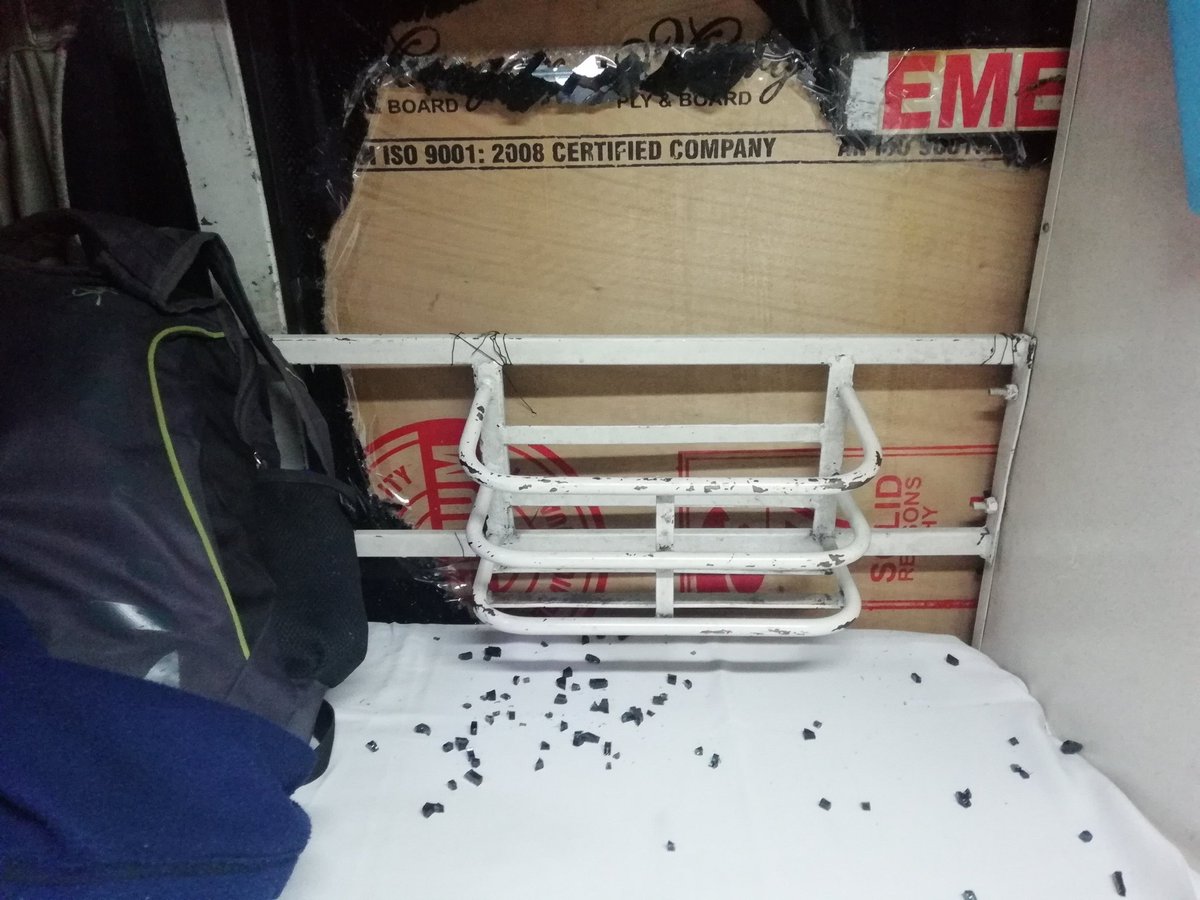 VinitKabra's tweet photo. Worst ever travelling experience with @redBus_in &amp; @hanstravels, volvo frm pune to indore with broken glass and they didnt even ready to change the seat.. https://t.co/NXq4a6jAnV