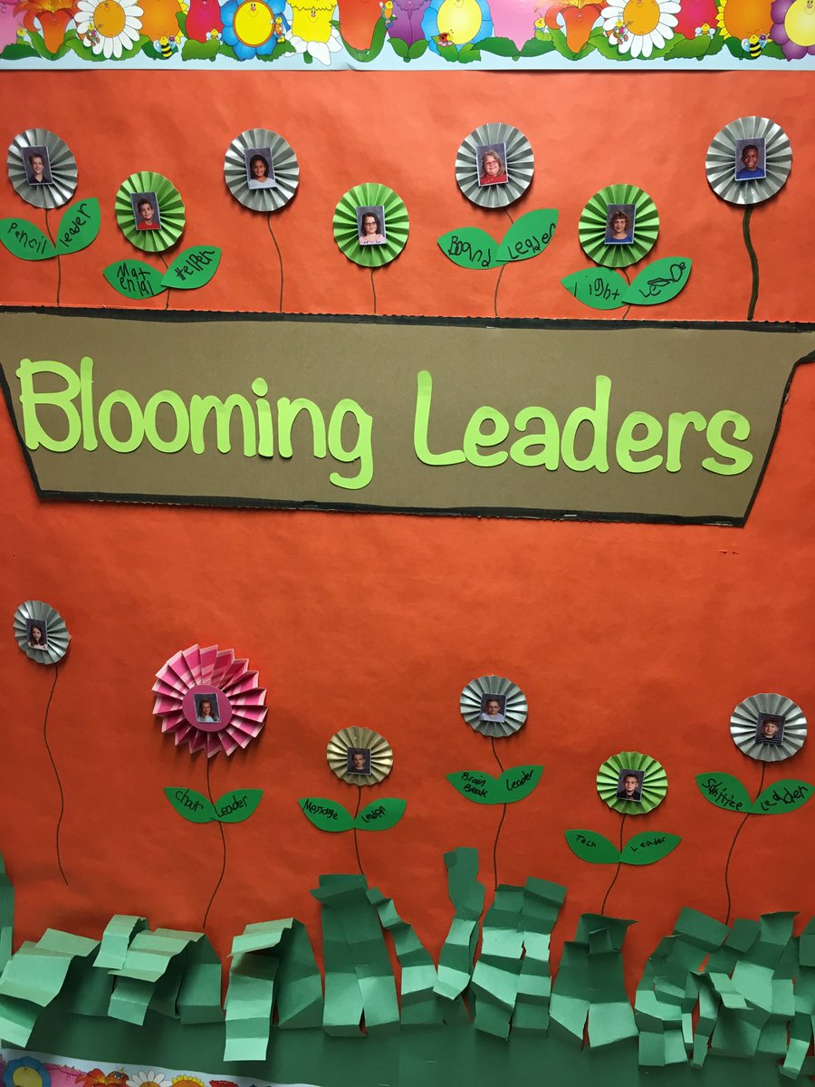 Blooming leaders in first grade