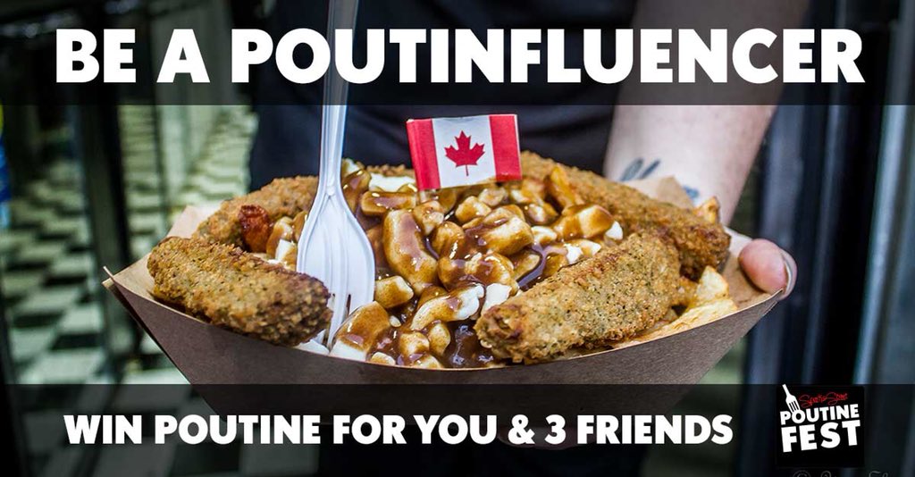 SparksStreet's tweet photo. *GIVEAWAY*
Got a herd who love the curd? 🐮
We’ve got a four pack of FREE poutines waiting for you! 🧀

Like &amp; RT 

That’s it, you’re done! We’ll pick a random winner &amp; announce tomorrow! 

Sparks Street Poutinefest THIS WEEK: April 26-29 
#Ottawa #MyOttawa https://t.co/sG1TuvtWS5