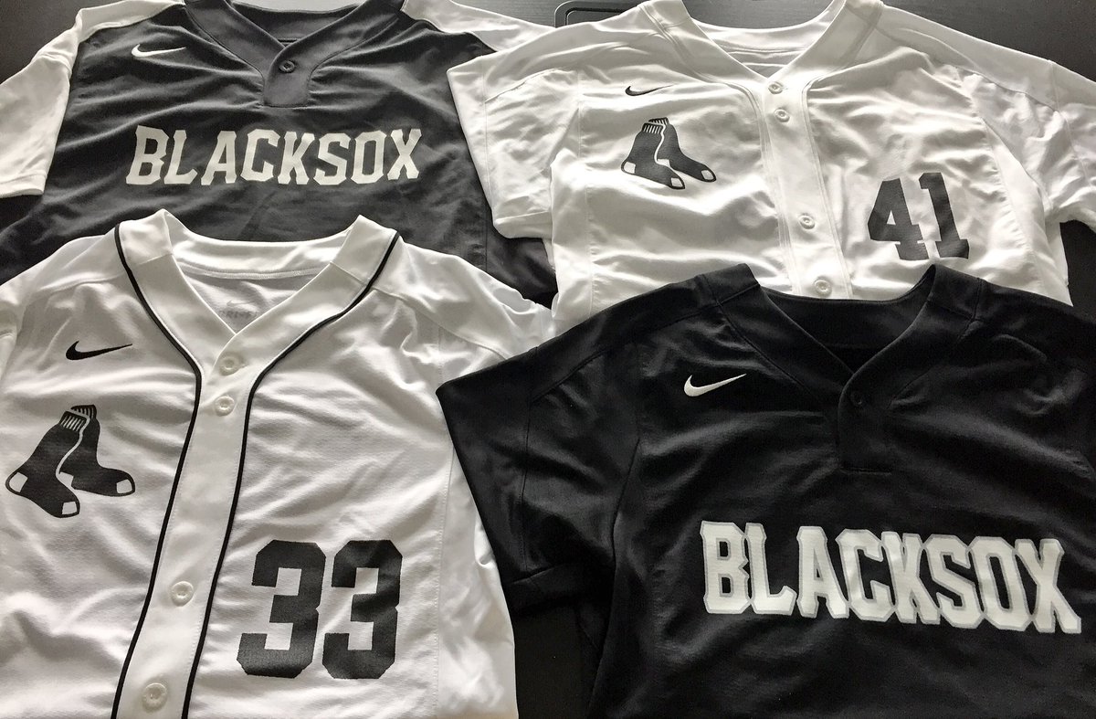 black sox baseball jersey