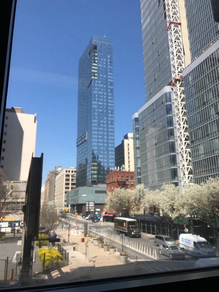 Peejington's tweet photo. Keeping an eye on Trump SoHo while at college. What a nice day out! @realDonaldTrump https://t.co/P6XuQA2XhJ