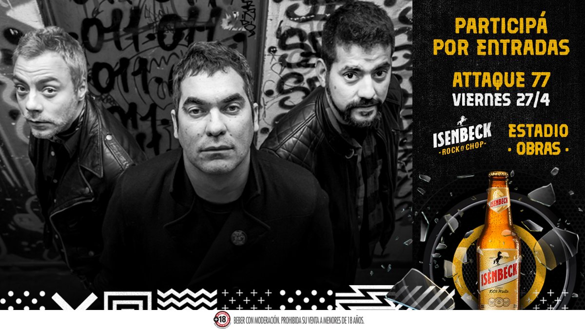 ¿Querés ganar #EntradasPosta para <a href="/attaque77ok/">Attaque 77 Oficial</a>? 
Para participar tenés que seguirnos y darle RT a este tweet. 

Bases y condiciones: goo.gl/224b4Q