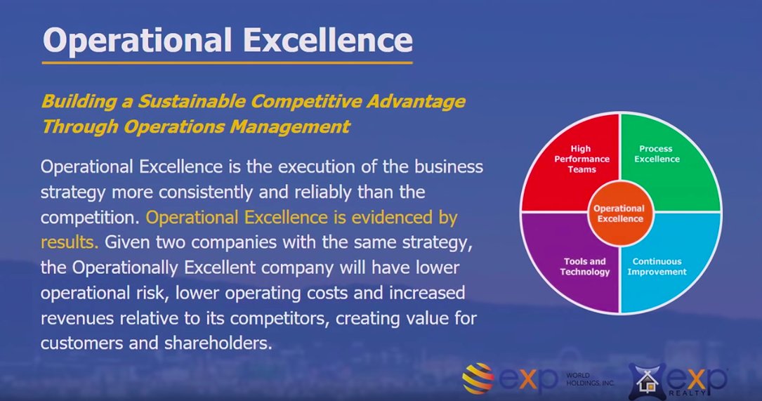 AGNTInc's tweet photo. #GotOperationalExcellence? Watch this video to find out how we do it @eXpRealty https://t.co/n8eduMoZZJ - #eXpRealtyProud #Success #Leadership #CloudBrokerage #AgentOwners #RevenueShare #Stock $EXPI https://t.co/YCMVLqhr9k