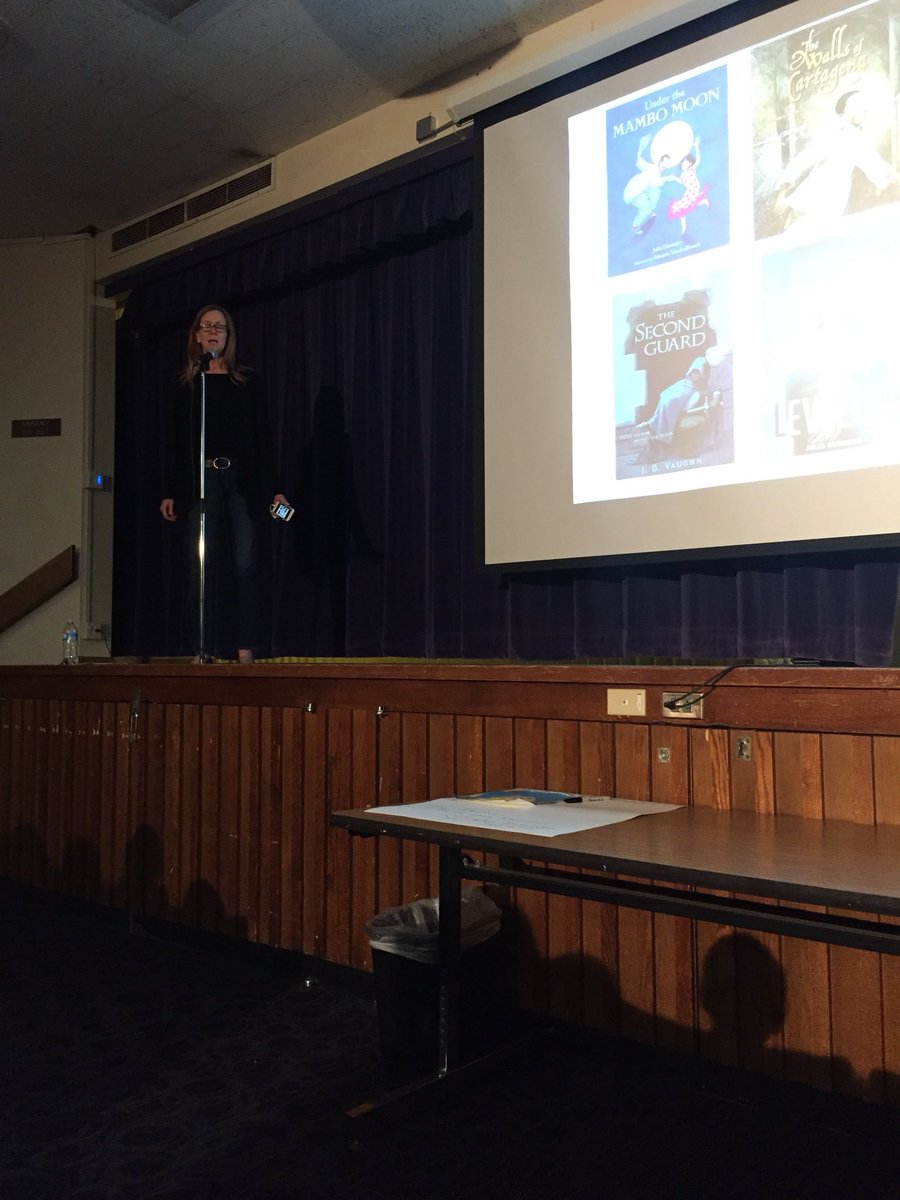 Author Julia Durango came to visit! <a href="/EastMaine63/">EastMaine63</a>