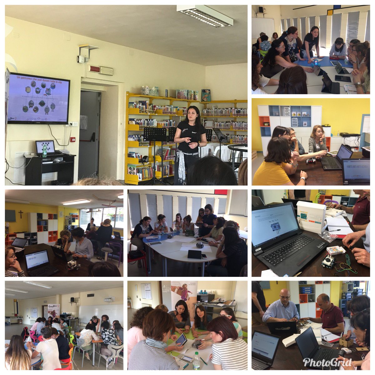iccadeoponte's tweet photo. Per completare la giornata interessanti laboratori e vari momenti formativi #roboticaeducativa e #STEAM grazie a @CampuStore_IT @lisa_lanzarini nuova vita a #Officinartigianidigitali a #iccadeoponte https://t.co/AXnEPV4HF1
