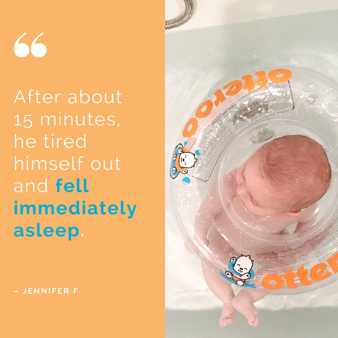 OtterooBaby's tweet image. #Otteroobaby 👶Grey's #firstbath with Lumi - check out the report from mom: "He LOVED it! Once he realized he could push himself around the tub with his feet, he was kicking, cooing, &amp;amp; splashing away. After about 15 minutes he tired himself out and fell immediately asleep 💤"
