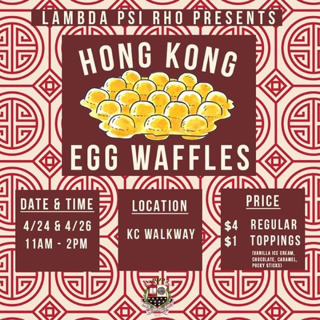 nevadamgc's tweet photo. Lambda Psi Rho will be having their Hong Kong Egg Waffles fundraiser again tomorrow and Thursday! #mgcunity #mgc https://t.co/ksTO9NtUNu