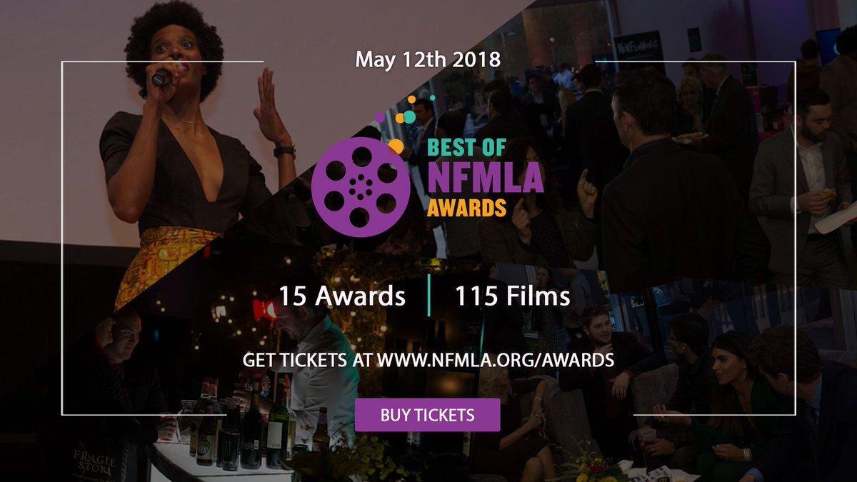 NFMLA's tweet image. Join us for a spectacular night recognizing the best talent in independent cinema from around the globe!
Get the chance to network with emerging filmmakers, NFMLA Board Members, and industry professionals alike! 
Learn more about our nominees here: newfilmmakersla.com/best-of-awards…