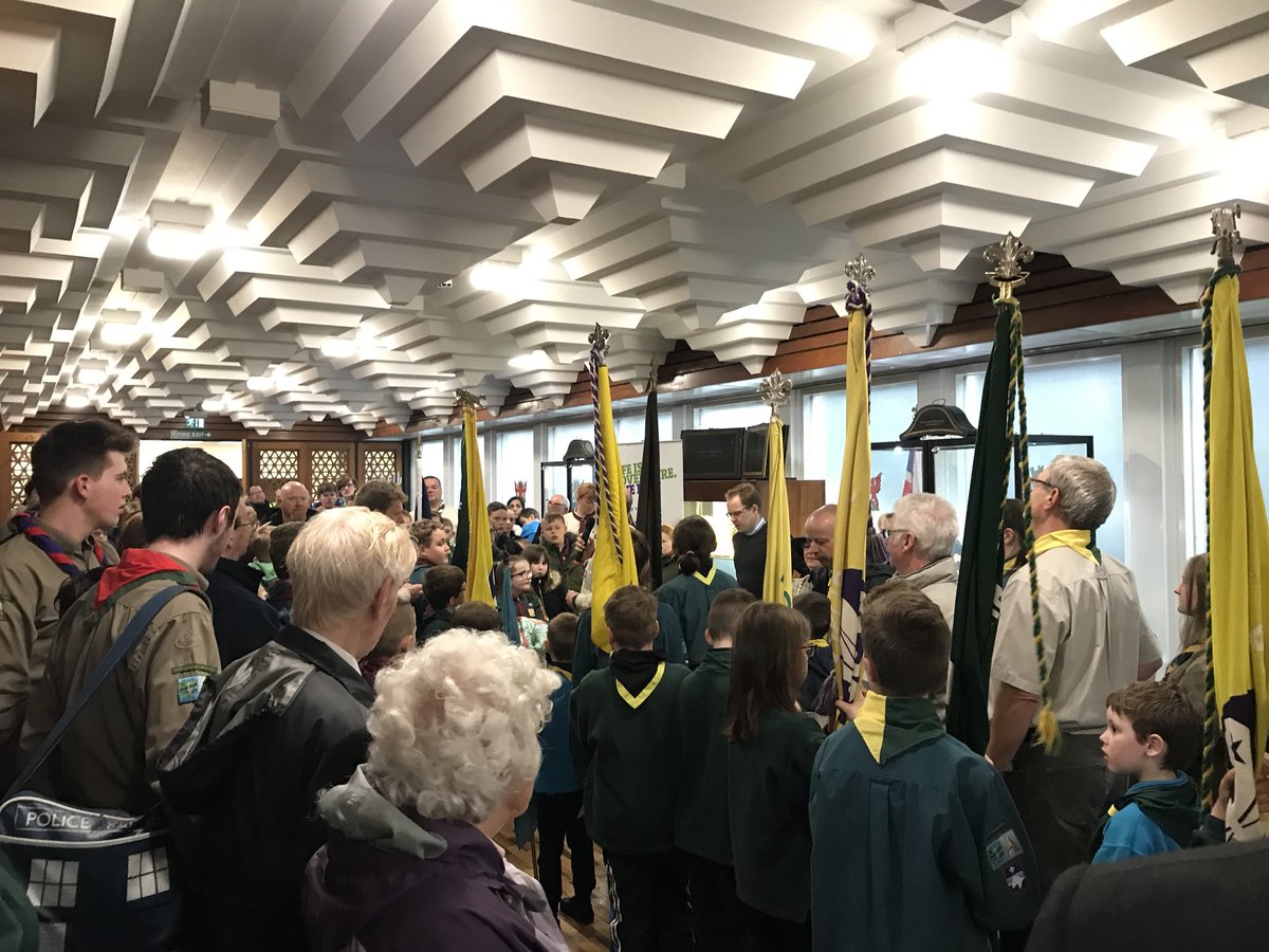 Eddie Cumbria Scouts (@cumbriascoutscc) on Twitter photo Inclement weather meant a change of venue for <a href="/ReiversDistrict/">Reivers District</a> #StGeorgesDay Celebrations the Civic Centre was thronged by kind invitation of Madam Mayor Trish Vasey. Great to see so many people and present most worthy awards. #CumbriaScouts Inclement weather meant a change of venue for <a href="/ReiversDistrict/">Reivers District</a> #StGeorgesDay Celebrations the Civic Centre was thronged by kind invitation of Madam Mayor Trish Vasey. Great to see so many people and present most worthy awards. #CumbriaScouts