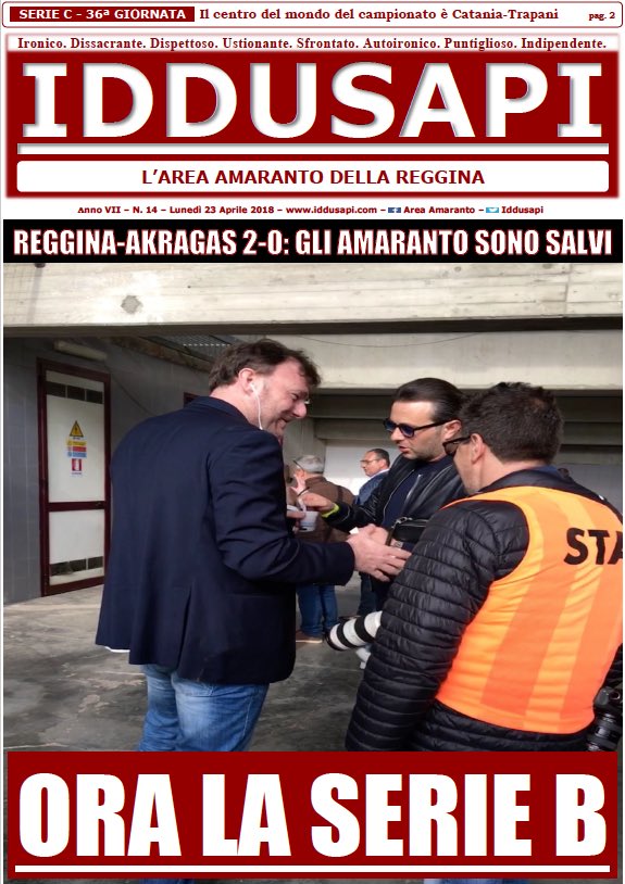 Iddusapi's tweet photo. Serie C 2017-2018: Reggina-Akragas 2-0
ORA LA SERIE B
https://t.co/qHAsfxFGRN
#seriec #campionato #reggina #iddusapi #iddusapibynight #commento #partita #analisi #pagelle #tatticamente #ngnm #opinioni #calcio #amaranto #editoriale #reggiocalabria #regginaakragas @Reggina_1914 https://t.co/O5W43GFbjk
