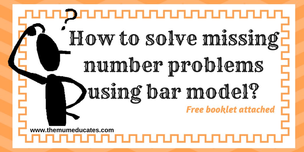 themumeducates's tweet photo. Are you looking to teach your children how to solve missing number problems using bar model? Read through the article to understand bar modelling is and why it is so beneficial for children. Free Booklet attached at the end of the article.
https://t.co/qGGhrGLGH4
#year1 #year2 https://t.co/RYK2HqmjjT