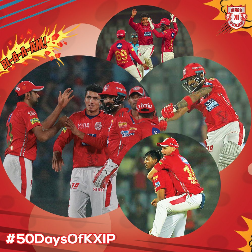 A nail biting performance from the Kings makes today's happy moments of the day. 
Tell us about yours using #50DaysOfKXIP
#LivePunjabiPlayPunjabi #DDvKXIP