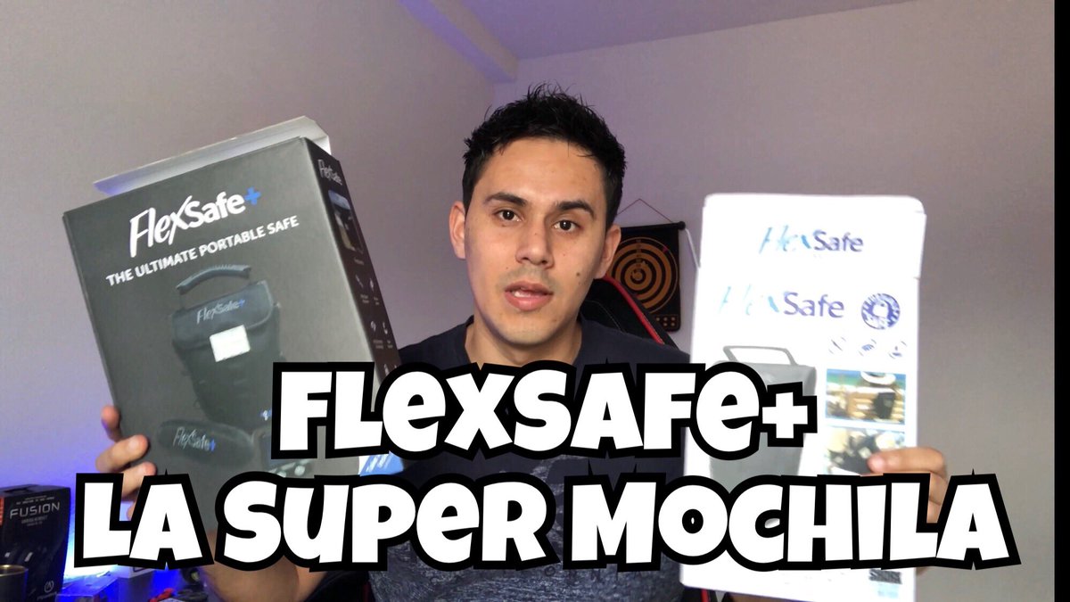chrisPJ91's tweet photo. Nuevo vídeo ya en el canal. Link: https://t.co/bPwG9pKFCo  #flexsafe #flexsafe+ #mochila #bag https://t.co/isNpt7yXhr