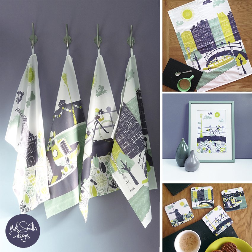 MelSmithDesigns's tweet photo. Good evening all! I'm a travel illustrator inspired by the world and creating homewares and prints to reminisce about holidays gone by...and new ones to come!

Here's a selection of #Amsterdam products.

https://t.co/Bg70lz9Z4F 

#CreativeBizHour #ABWHour #GiftHour #netherlands https://t.co/VkbrFgMqU9