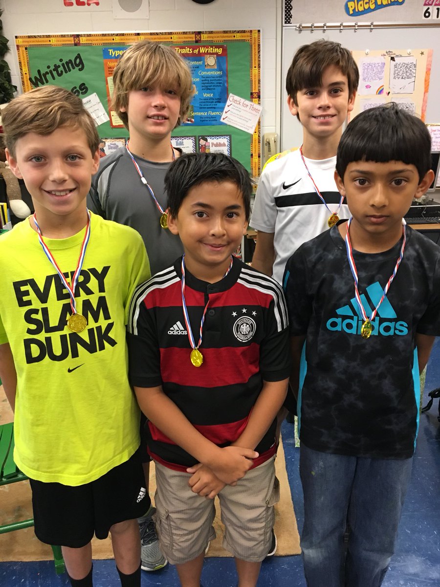 ichele_watson's tweet photo. So proud of our Noetic Math TOP 5’s !! These students will move on to compete in the Noetic Math Challenge Regional competition on May 22nd. Go LOE! @collierschools @LaurelOakElem @noetic_learning https://t.co/3gmZtJJk5E