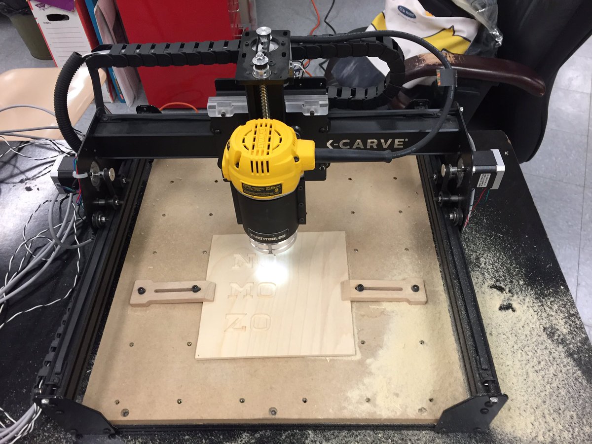 Today I was learning how to use a CNC Router in order to make a sign for the No-Mow-Zone. Thank you <a href="/foundationbcps/">The Education Foundation of BCPS</a> <a href="/FullertonBCPS/">FullertonES</a>