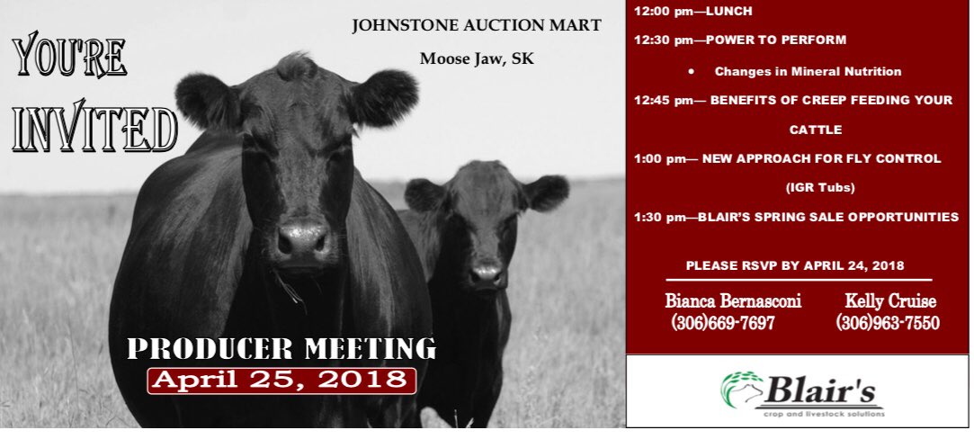 PerforMaxANT's tweet photo. If you’re in the Moose Jaw area please come and join us for Lunch and a Meeting! #freelunch #blairs #igrtubs #performaxmineral https://t.co/ssyXEkDBLx