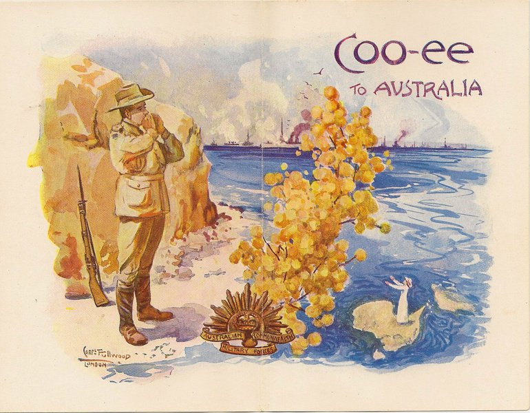 Read the story behind this charming Christmas card from 1915, here: 
blackheathhistoryforum.org.au/anzac-christma…

#Australianhistory #militaryhistory #ANZAC #AHFullwood #Australianwarartists #AnzacChristmascard #worldwarone #ww1 #thefirstworldwar #thegreatwar

2018 Forum 2018 talks begin Sat 04/08