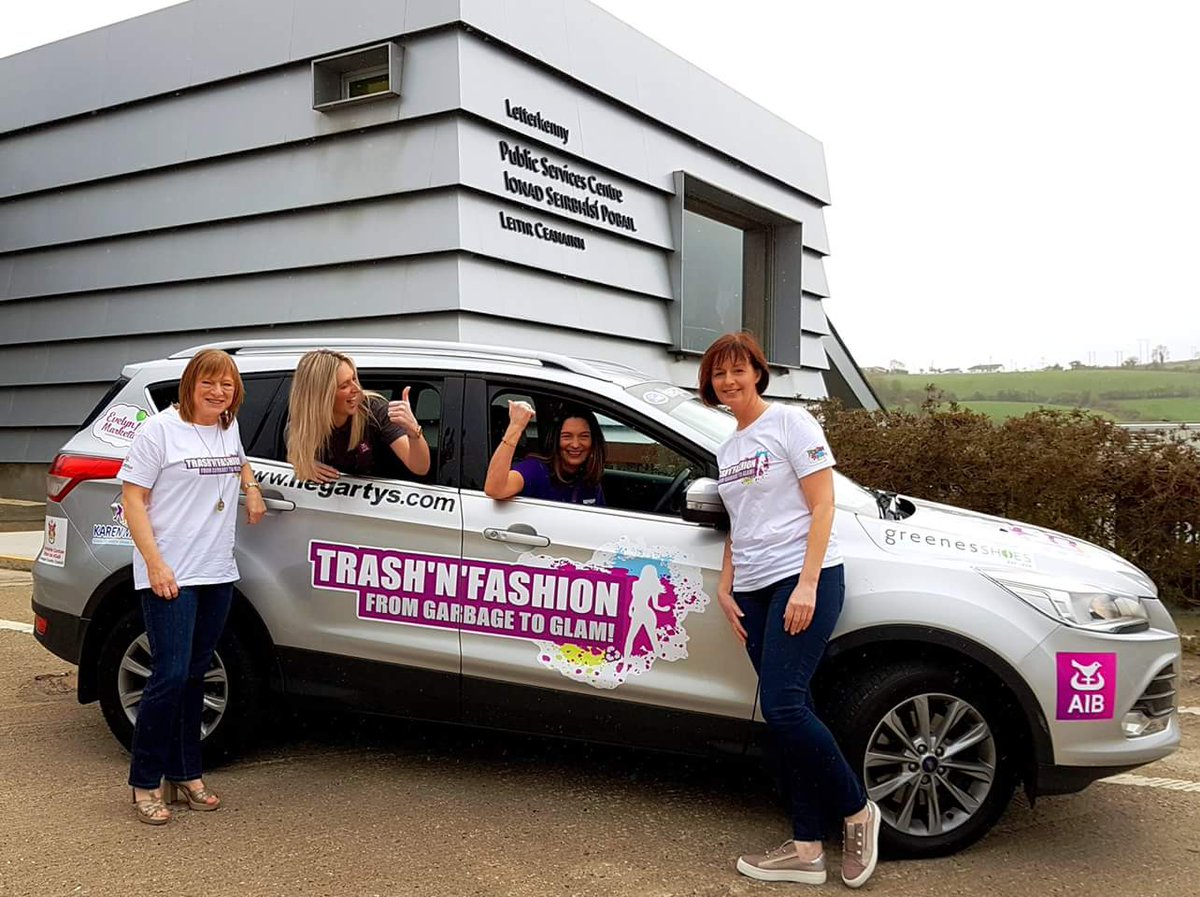 trashnfashionie's tweet photo. Launch of #trashnfashion18 today going to be a great one with team @donegalcouncil @AIBIreland @sandra1lyit #hegartys @GallinaghKaren @evelynmcmkting @Greenesshoes behind It! @DonegalHour @DonegalYouthSvc @LoguePaul @donegalmammy https://t.co/CEYXRA7tG7