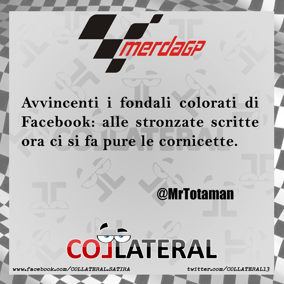 COLLATERAL13's tweet photo. #MerdaGP #BDM #Facebook - @MrTotaman
Partecipa al #MerdaGP! ❤️https://t.co/yMK2zBjTK8 … … … https://t.co/mkWz6voZWR