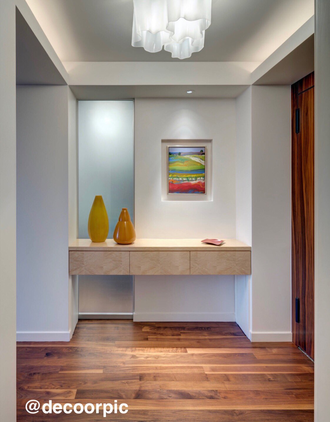 ديكور اليوم ! on Twitter "أفكار مداخل صغيرة مع لمسات ديكورية رائعة