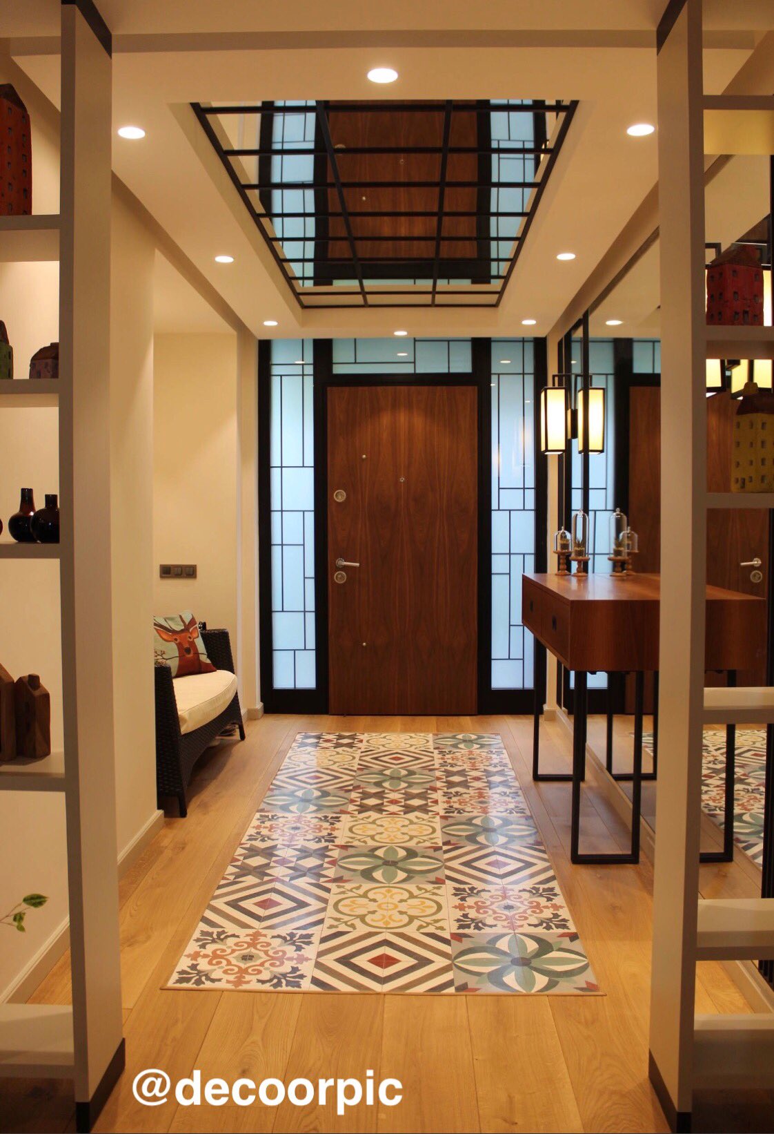 ديكور اليوم ! on Twitter "أفكار مداخل صغيرة مع لمسات ديكورية رائعة