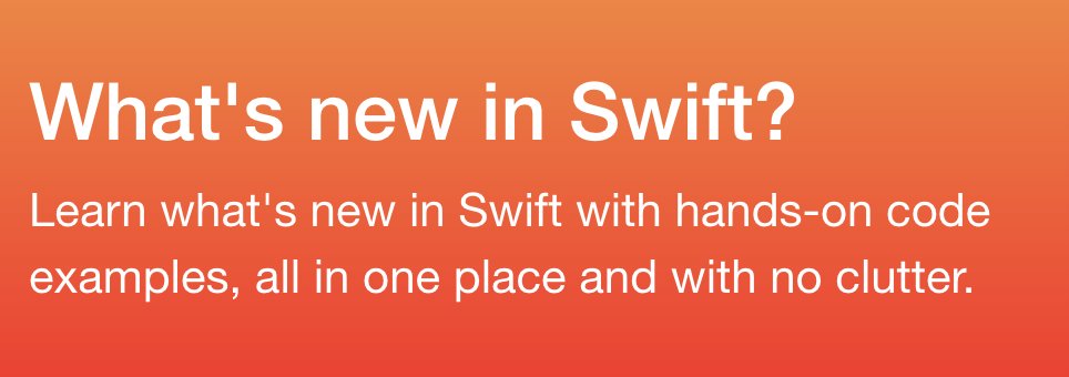Finding it hard to keep up with all the changes in #swiftlang? I made a new site just for you: whatsnewinswift.com