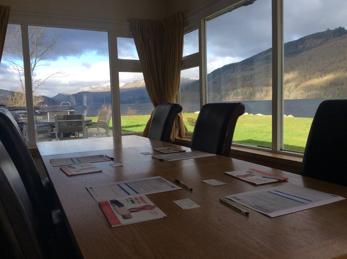 FirstAidPerth's tweet photo. Another stunning drive to 'work' this morning - after a weekend of supercars - this is where they need to be tested.
Taymouth Marina - view from the office
#Perthshire #supercars #amazingroads #trafficjam #bestwaytodrive @TaymouthMarina https://t.co/My6j3LJa31