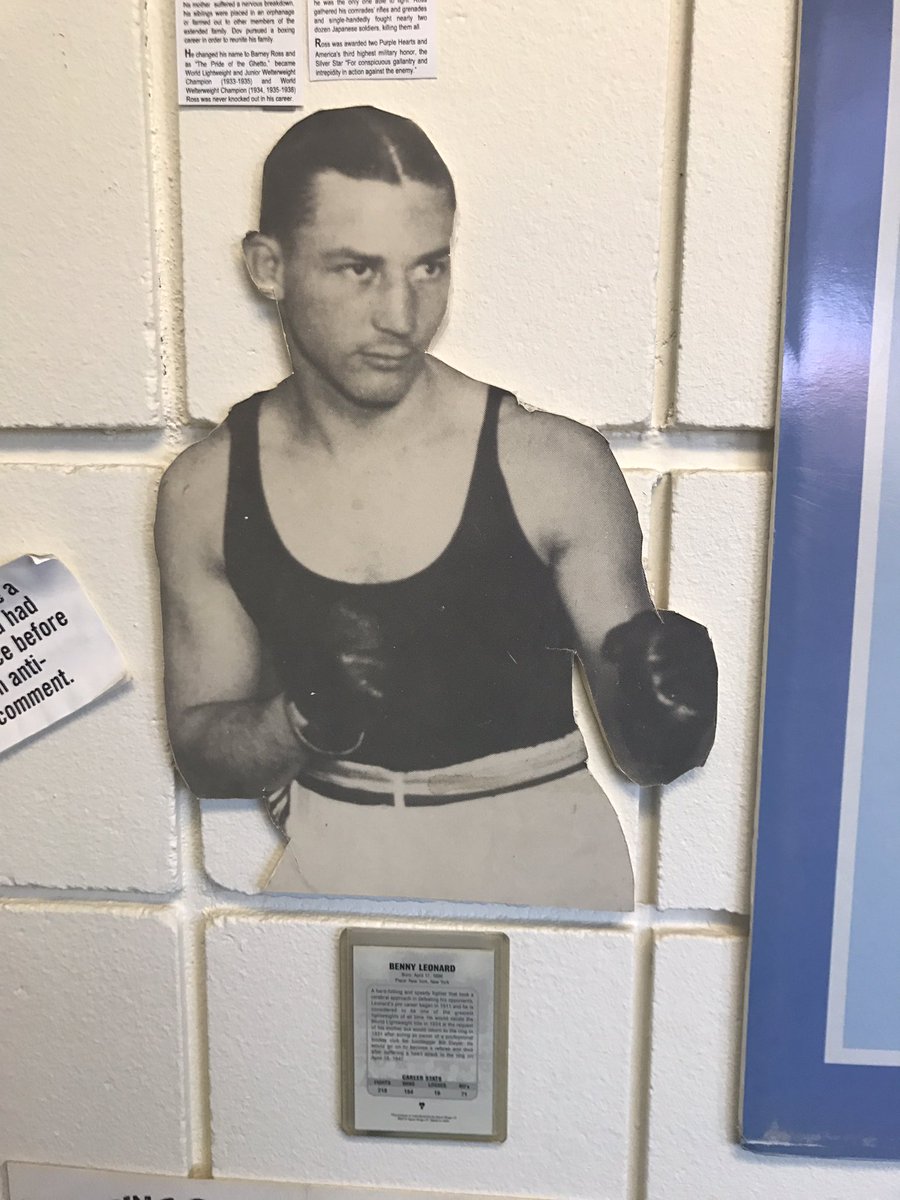 GalitPeleg's tweet photo. Truth is, thinking of #Jews, sports isn't the 1st word that comes to mind 😉. BUT visiting N'tional Jewish #sports #HallofFame @SuffolkYJCC can change your mind: #Bennyleonard #BarneyRoss 🥊, #HankGreenberg⚾️ & even 🇮🇱🇺🇸 #TalBrody🏀 & many more. What a heritage! Respect!🏆 https://t.co/WidfTVXPZ5