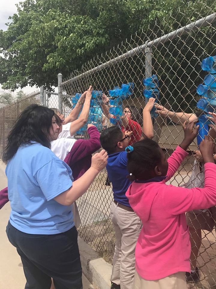 MicroSociety's tweet photo. Our #MicroFamily at @Sageland MicroSociety @Ysleta ISD is lighting it up blue for #AutismAwarenessMonth. #SeeTheAbleNotALabell #AutismSpeaks #MicroSociety https://t.co/yIfNFX4FM6