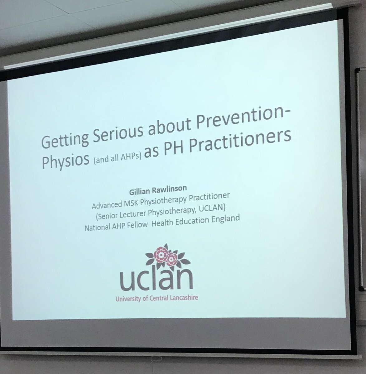 goodyrob's tweet photo. @GillRphysio @UCLanRehabSci @srftphysio @VictoriaDicken4 @AHPs4PH @P_Barratt And great it was too #PhysioEvent https://t.co/0N698MxCmi
