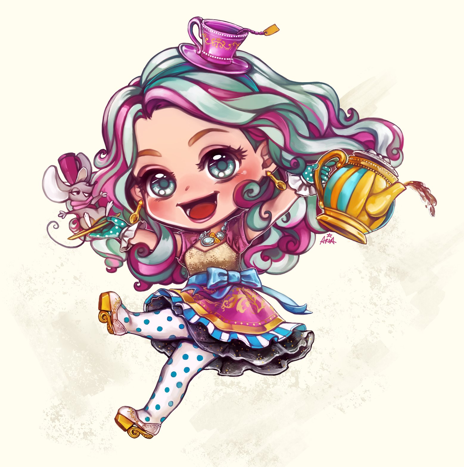 Chibi Ever After High - Madeline Hatter by MokaMizore97 on DeviantArt